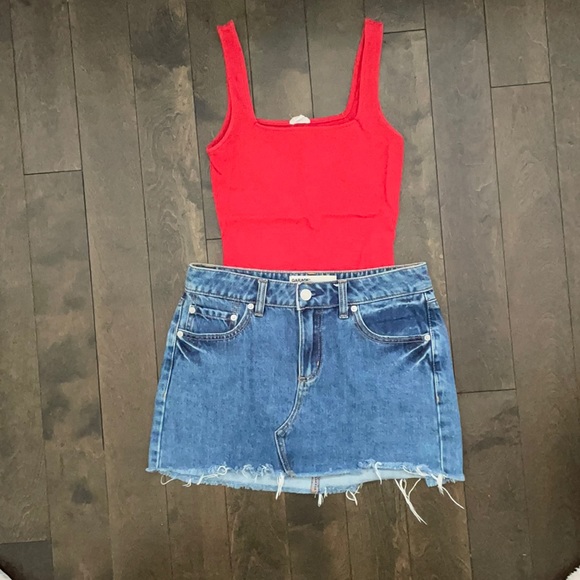 Jean mini skirt - Picture 1 of 5